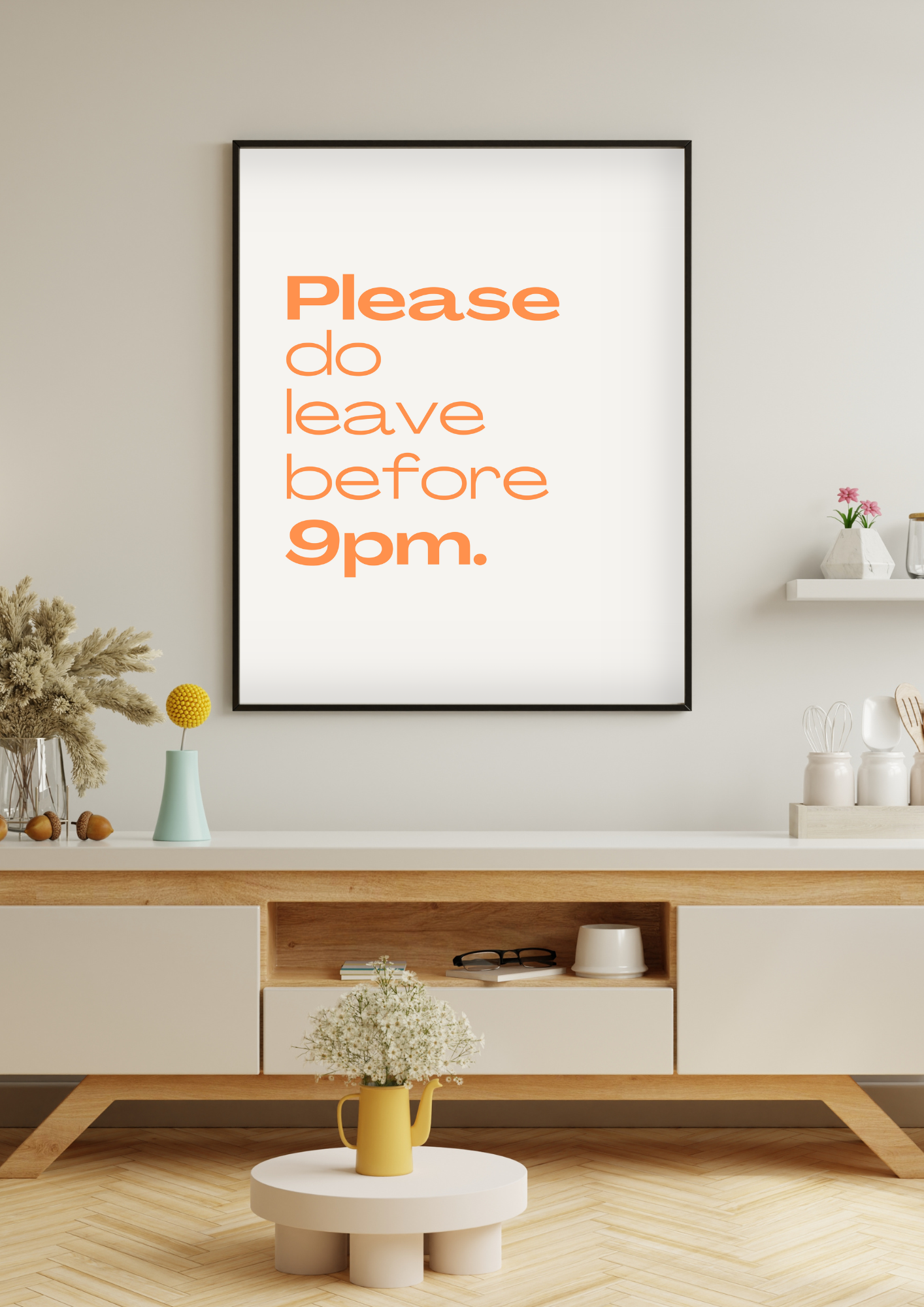Please Leave Poster